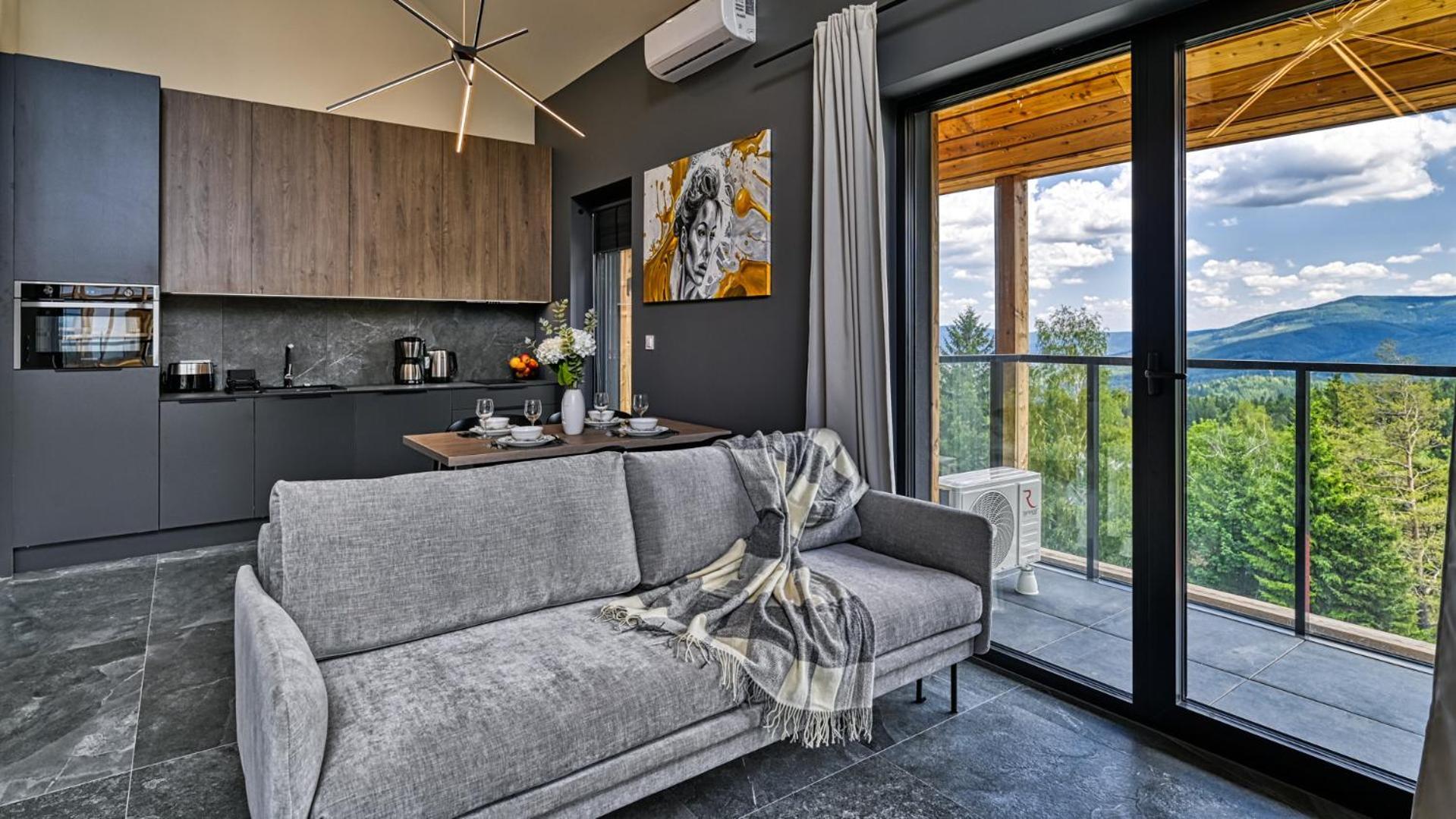 Orlik Vip Residence - Apartament Dwupoziomowy Sniezka Skyline Z Prywatna Sauna Karpacz Exterior photo